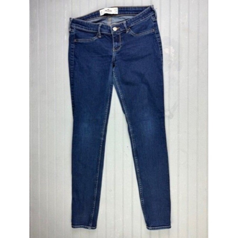 Hollister Size 5 Womens Jeans Skinny Low Rise Stretch Dark Wash